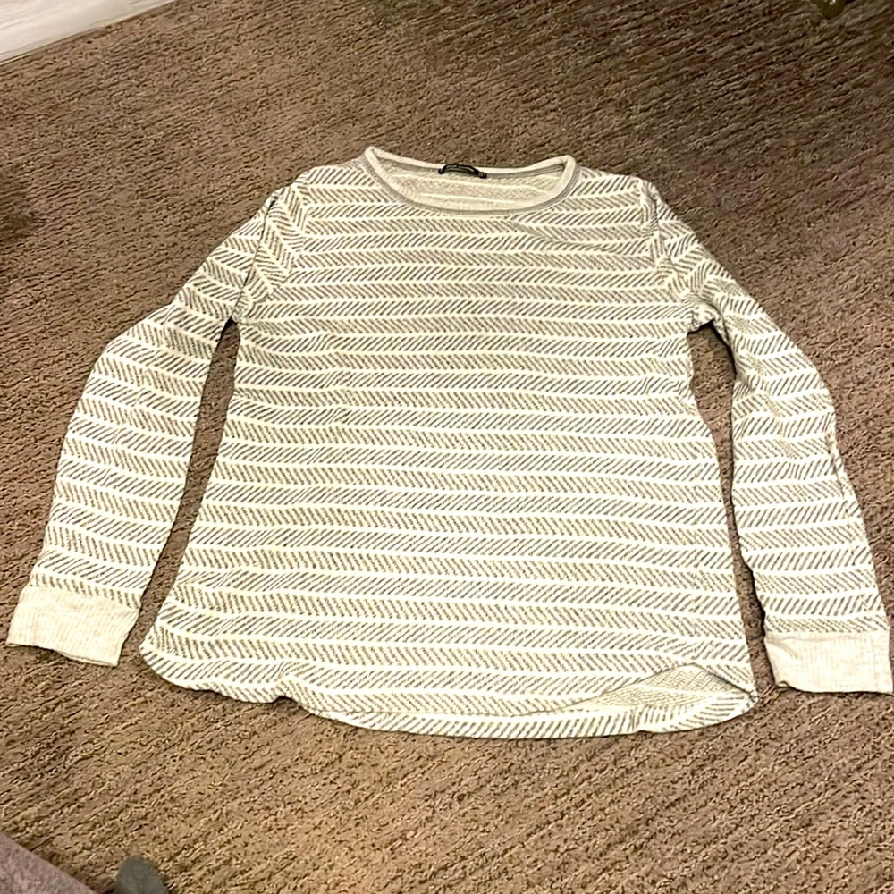 Pink Clover White and black sweater